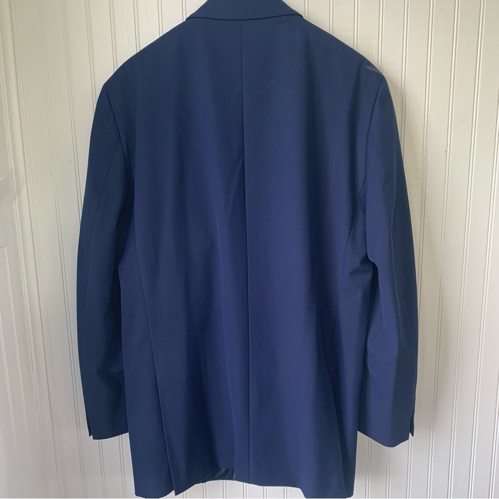 Van Heusen Flex (44L) Men’s Sport Coat - Blue - Picture 6 of 8